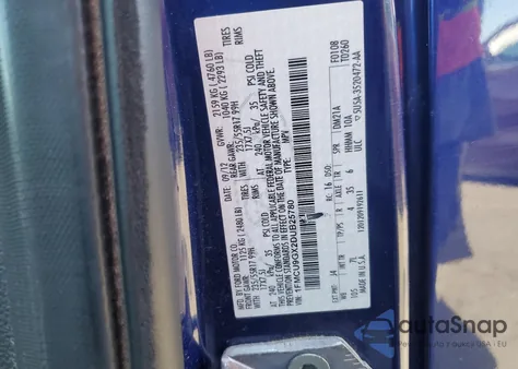 2013 Ford Escape Se z USA, uszkodzony, nr VIN 1FMCU9GX2DUB25780